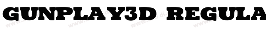 Gunplay3D Regular字体转换